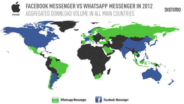 facebook-messenger-vs-whatsapp-messenger-per-country